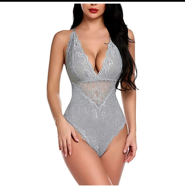 🔥 European & American Sexy Lingerie – Sensual Lace One-Piece Lingerie Set | Elegant, Comfortable & Alluring