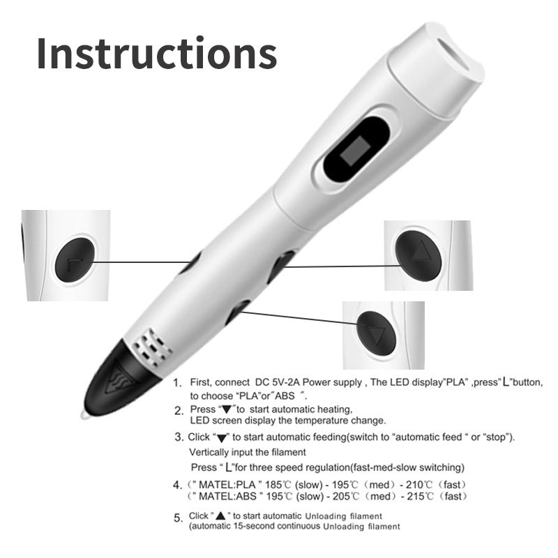 New 3D Printing Pen - Painting DIY Creation