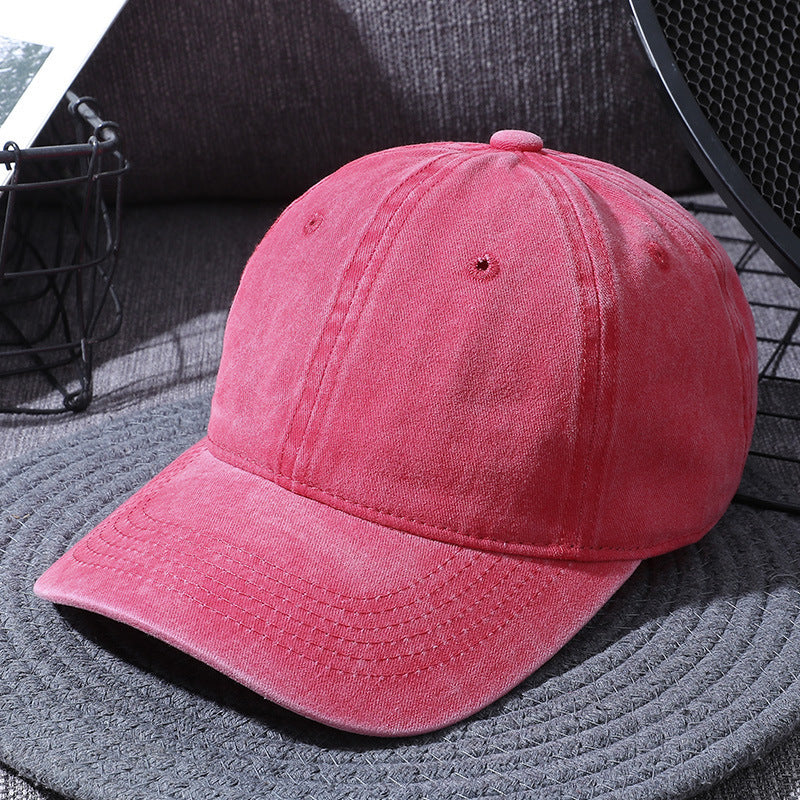 Washed Baseball Caps For Men And Women - Outdoor Distressed Sun Hats Simple Caps