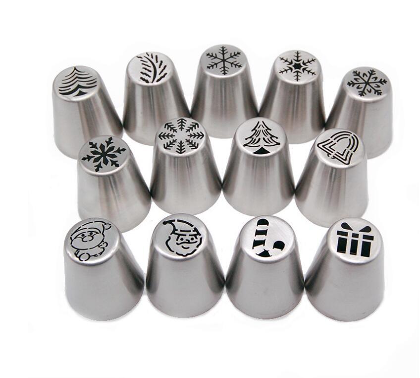 3-in-1 Limited Edition Christmas Style Stainless Steel Cake Decorating Nozzle - JumoShop