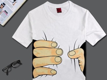 3D Big Hand Short Sleeve T-shirt