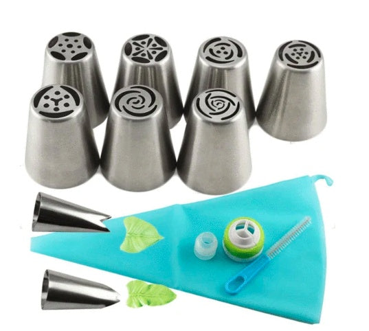 3-in-1 Limited Edition Christmas Style Stainless Steel Cake Decorating Nozzle - JumoShop