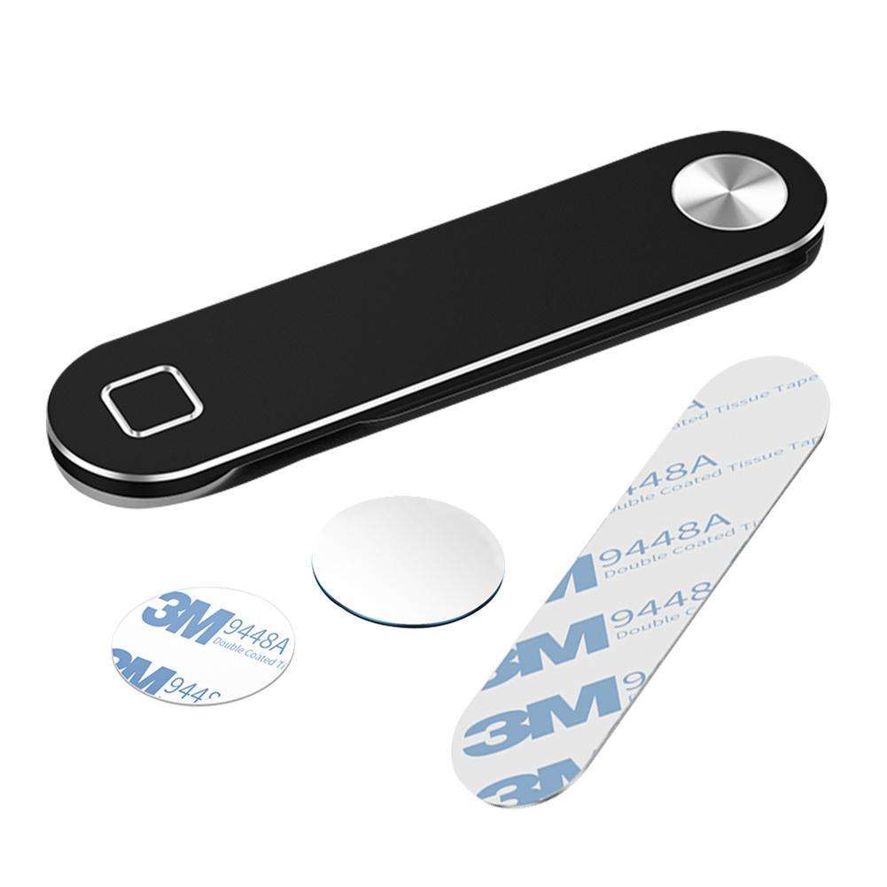 Laptop Phone Holder - Adjustable Laptop Side Mount Clip, Magnetic Laptop Monitor Mount, Computer Laptop Cellphone Stand Foldable Aluminum Expansion Bracket Tablet Clip For Dual Screen