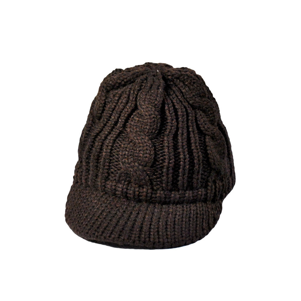 Woolen Knitted Cap - Ear protection cap