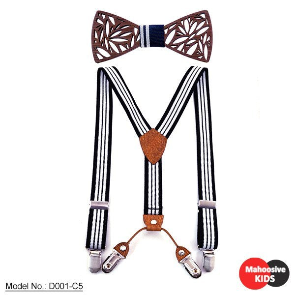 Children's Suit Suspender & Tie Set