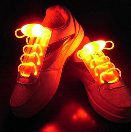 Led Sport Shoe Laces - Glow Shoe Strings Round  Light Shoelaces