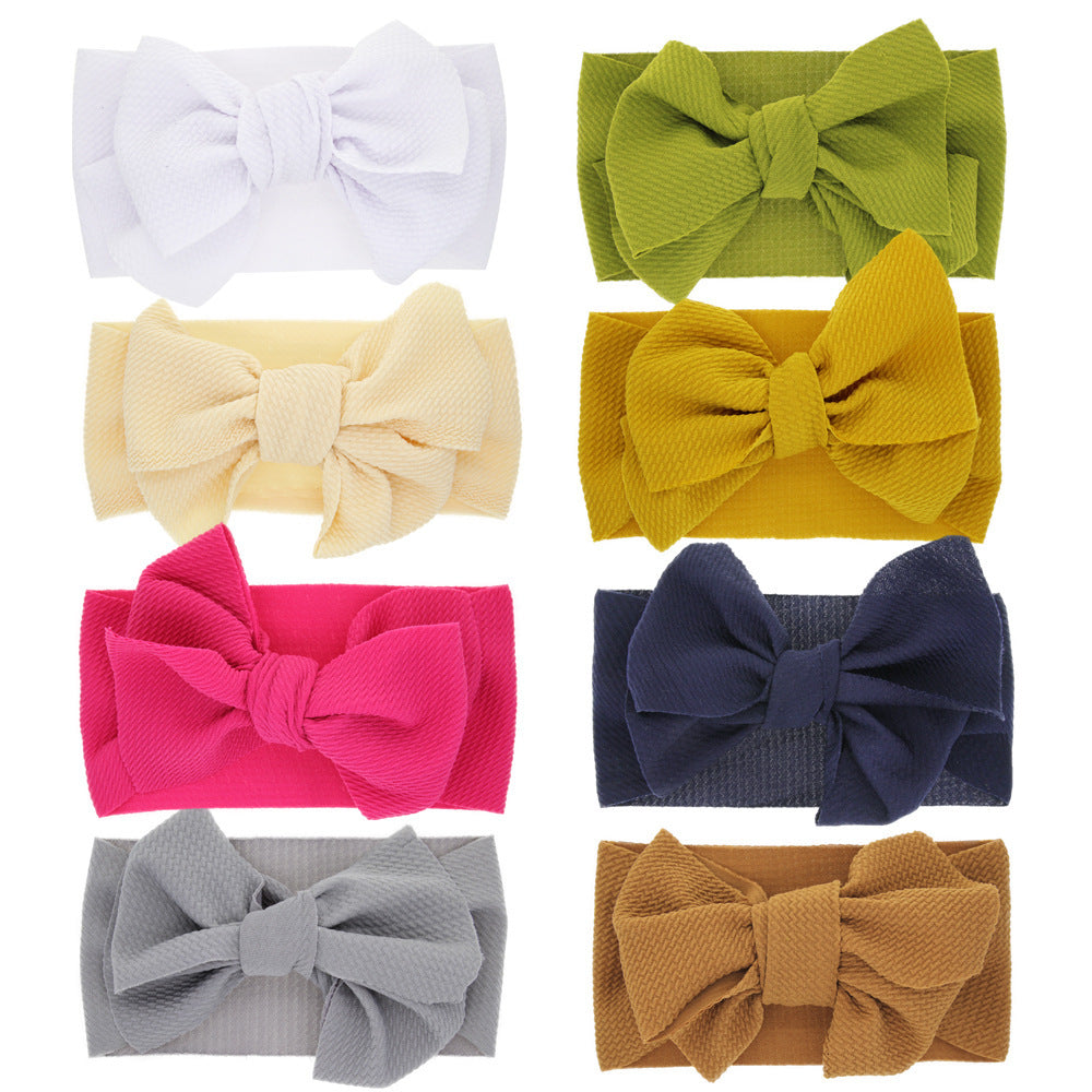 New-Born Baby's Bow Headband