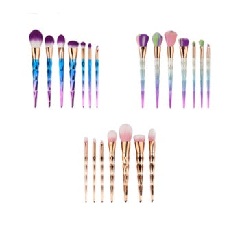 7 Makeup Brushes - Makeup Tools, Diamond Makeup Brush Foundation Brush