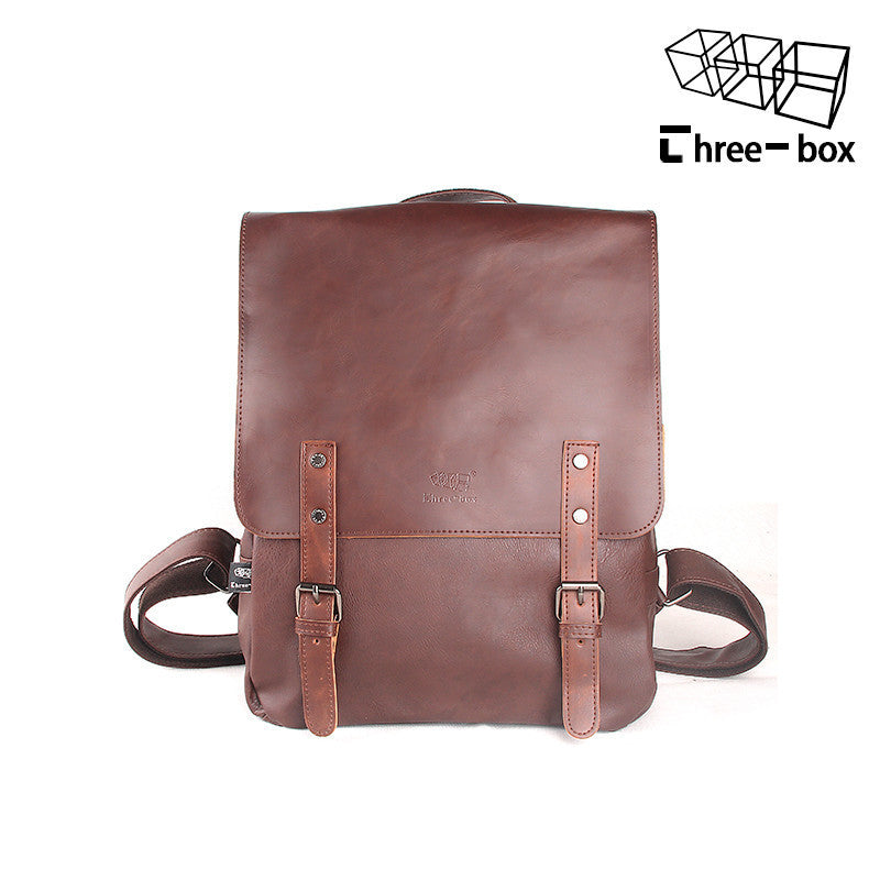 Leather Travel Backpack - Leather Men Laptop Backpack