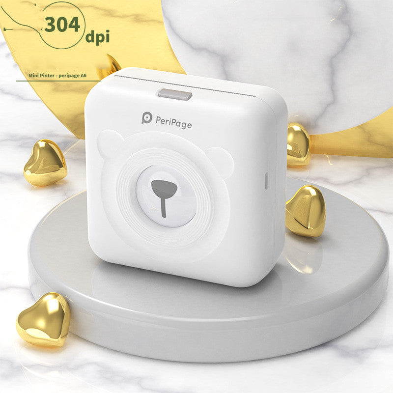 Mini Bluetooth Wireless Thermal Printer - Paper Sticker Label Printer
