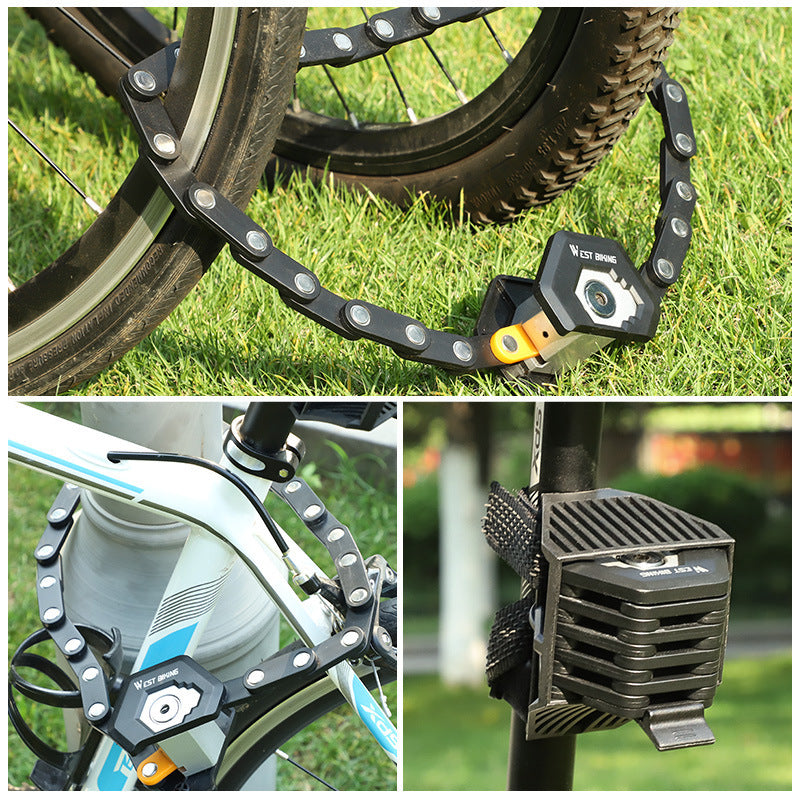 Bicycle Electric Chain Folding Lock