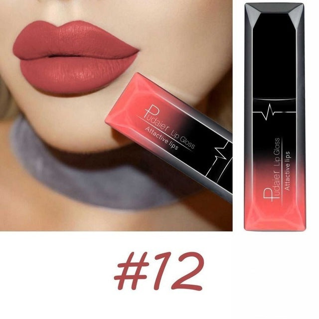 Matte Lip Gloss Lipstick Makeup