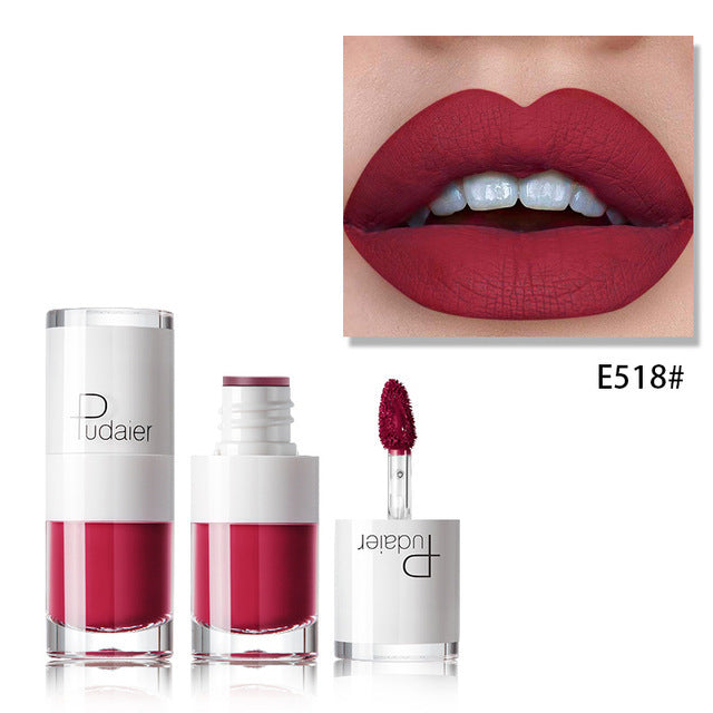 16 Color White Bottle Matte Lip Stick
