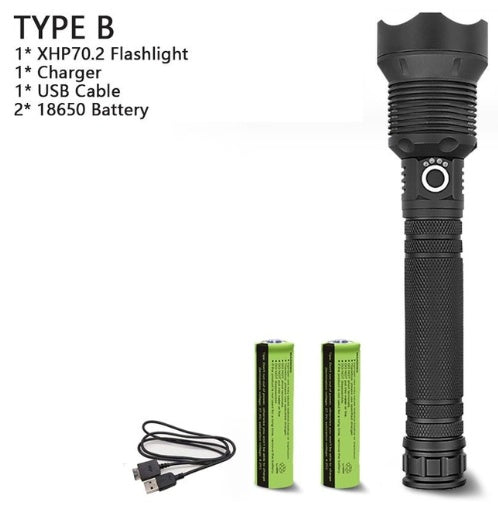 Powerful USB LED Flashlight