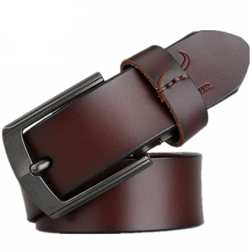 Dynamic Buckle Leather Belt