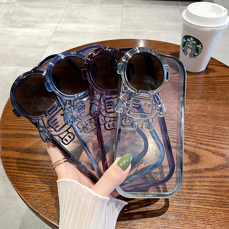 Glitter Astronaut Iphone Case