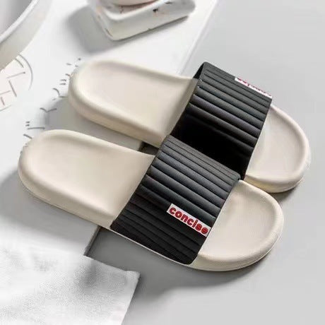 Soft Bathroom Slippers - Men Non Slip House Dorm Shoes
