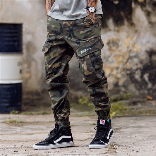 Men's Fashion Streetwear Pants - Men's Jogger Camo Harem Pants