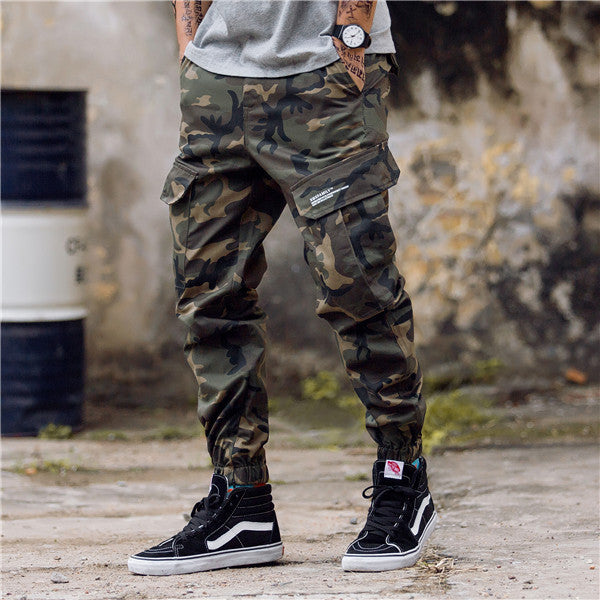 Men's Fashion Streetwear Pants - Men's Jogger Camo Harem Pants