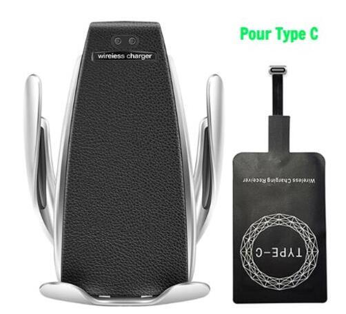 Car Wireless Charger - 10W Induction Car Fast Wireless Charging With Car Phone Holder S5