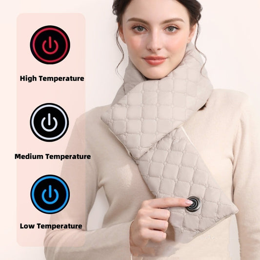 Electric Heating Scarf - USB Heater Thermal Shawl Neck Brace Warm Bib For Women Men