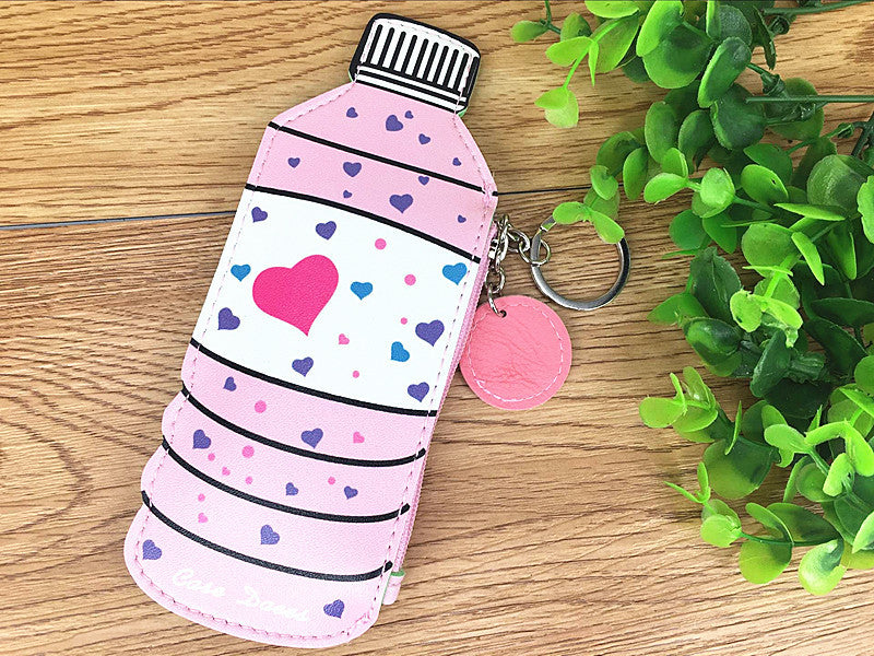 Korean Creative Ice Cream & Drinks Mini Purse – Kids Coin Bag Keychain