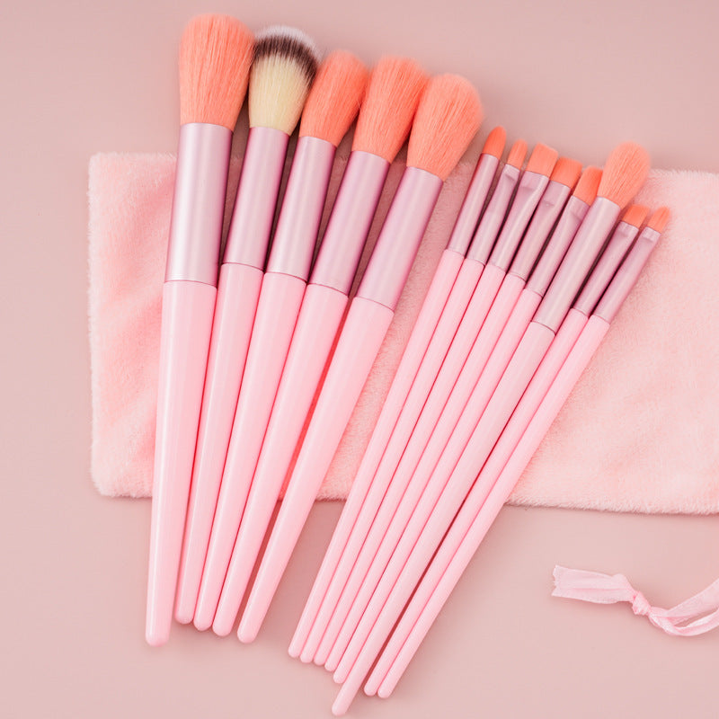 13Pcs Makeup Brush Set Make Up Concealer Brush Blush Powder Brush Eye Shadow Highlighter Foundation Brush Cosmetic Beauty Tools - JumoShop