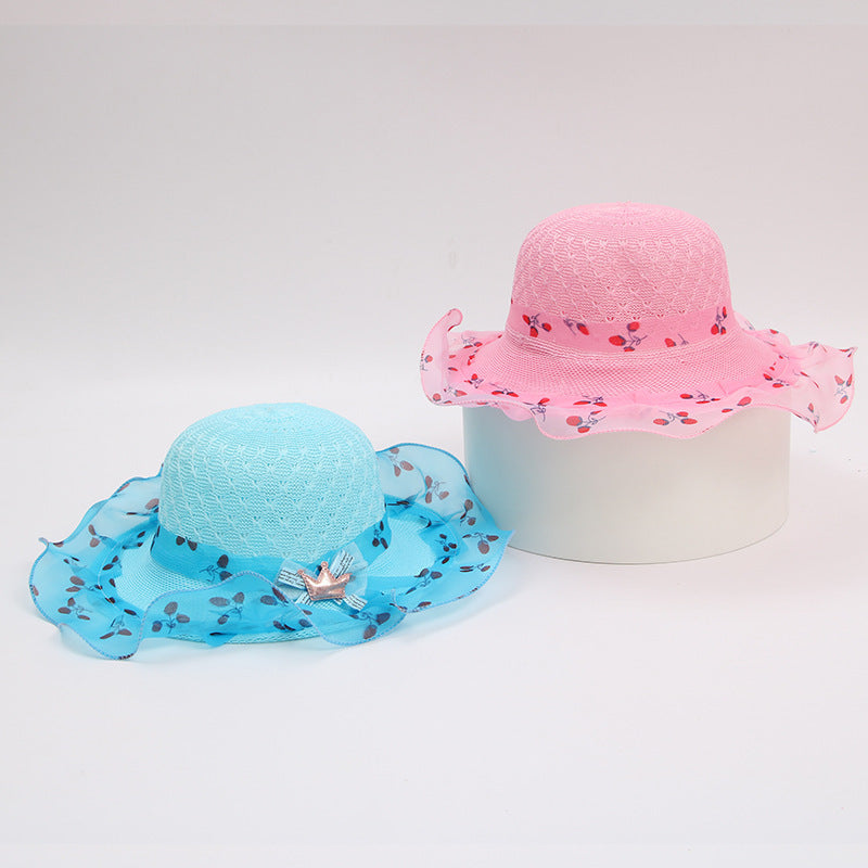 Princess Straw Hat - Kids Summer Hat