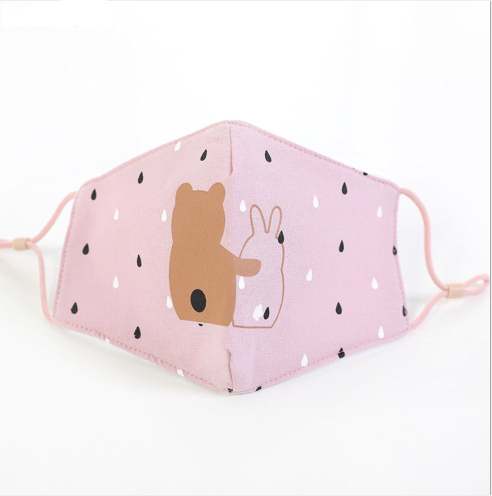 Cute Kid Carton Cotton Facial Mask