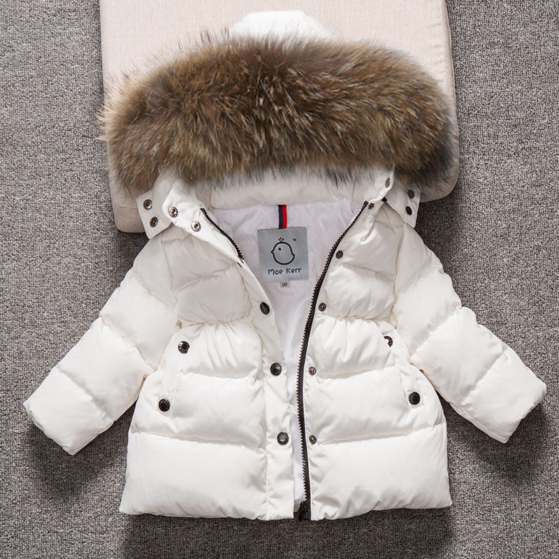 Boys and Girls Baby Zip Down jacket