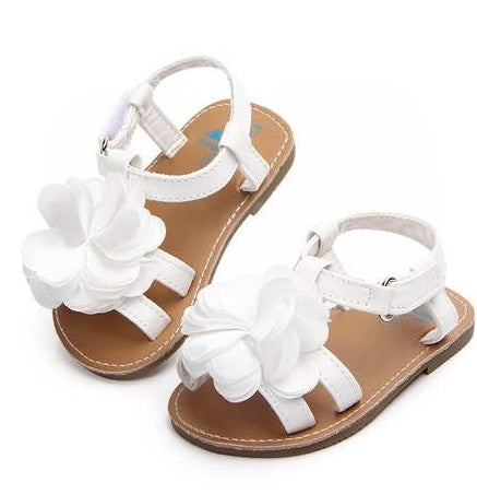 Fancy Flower Summer Sandals - Infant shoes, baby shoes, princess shoes, tendon bottom shoes, spring and autumn sandals