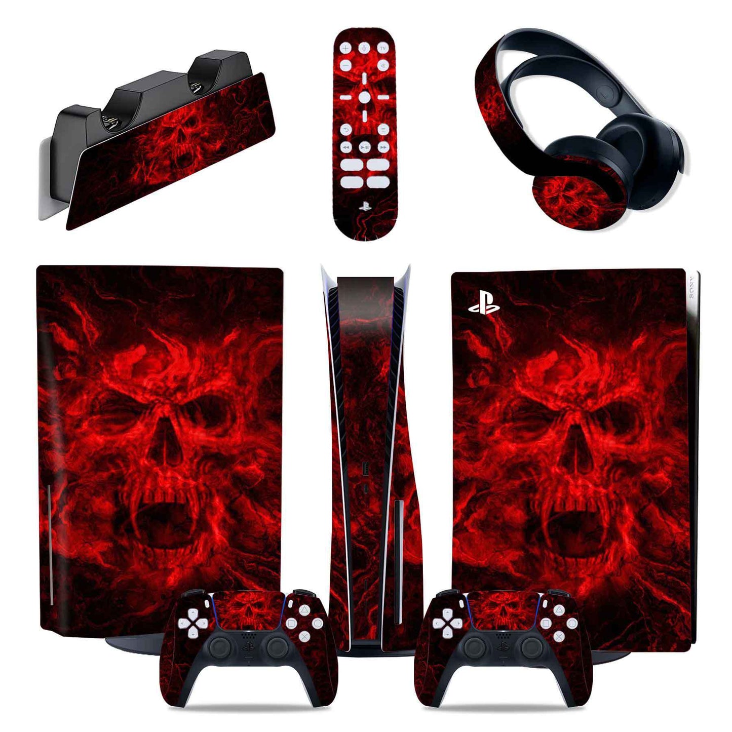 PS5 Game Console Set Sticker - Full Body Sticker - JumoShop
