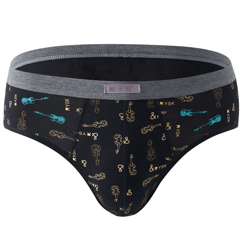 Men's Comfortable Soft Cotton Briefs Underwear