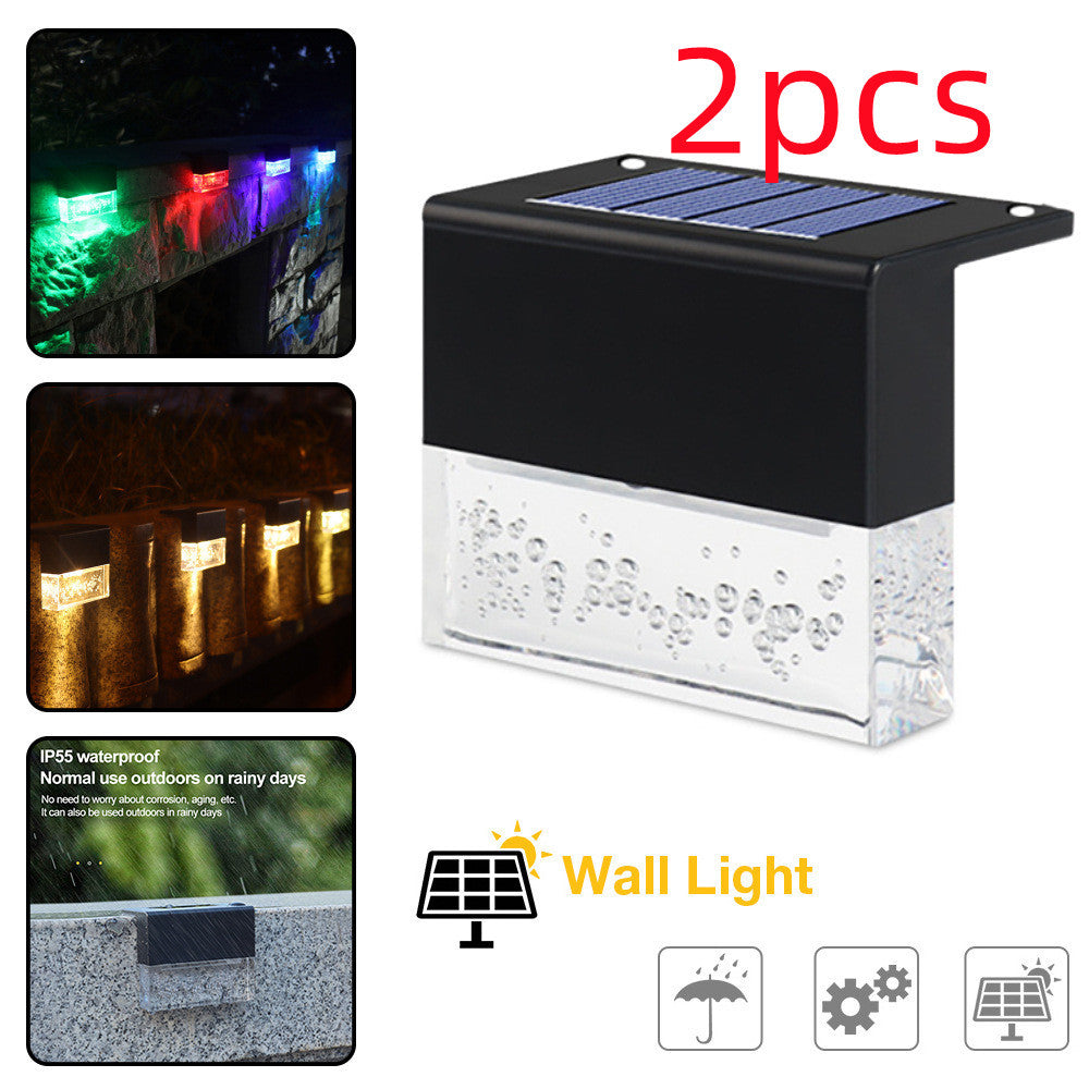 Waterproof RGB LED Solar Light - Step Fence Light