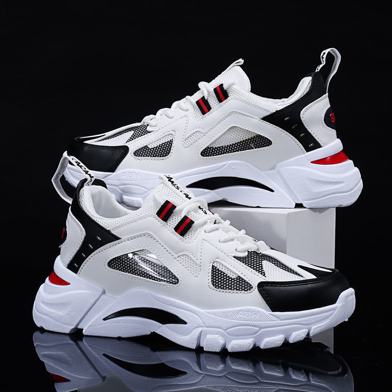 White Sneakers - Non Slip Walking Running Shoes Sports