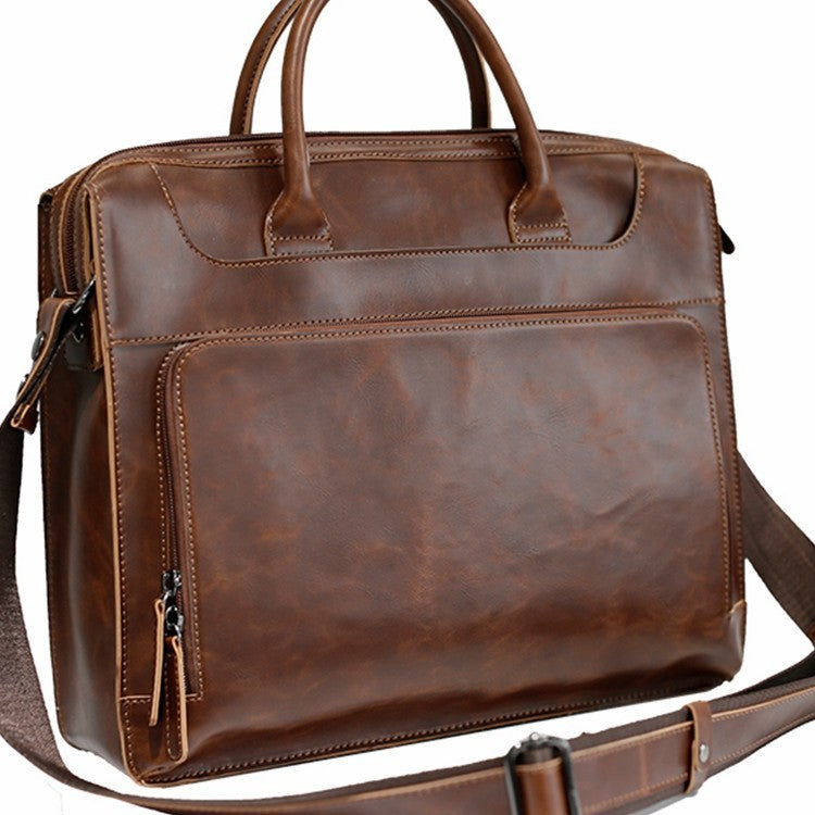 Genuine Leather Men's Handbag