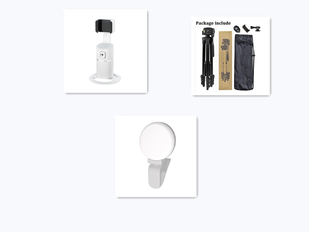 Smart Face Recognition Tracking -  Mobile Phone Stand Anchor Live Broadcast Stand