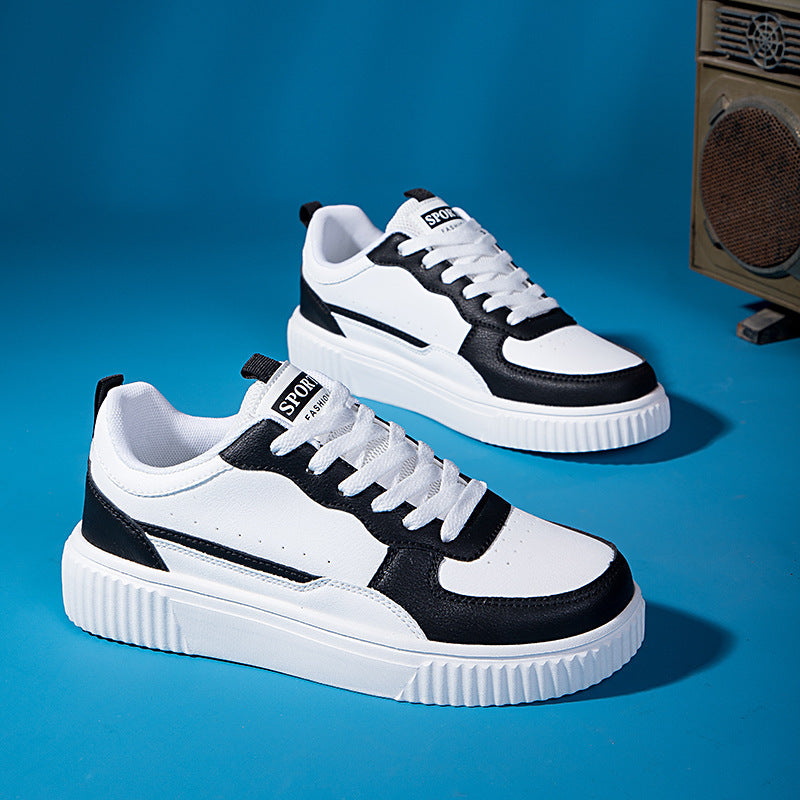 Breathable Versatile White Shoes - Korean Style For Students