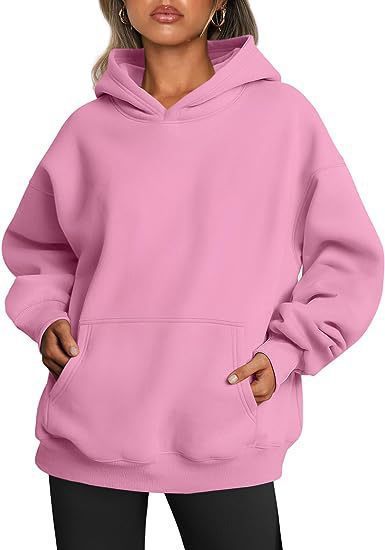 Women's Hoodies With Pockets - Fashion Solid Sweatshirt Oversized Hooded Sweater