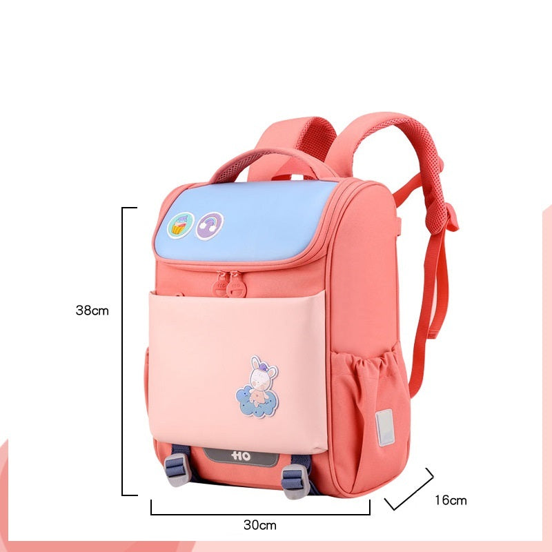 Primary School Students Shoulder Pad - Children's Backpack Light Solid Color Primary School Bag