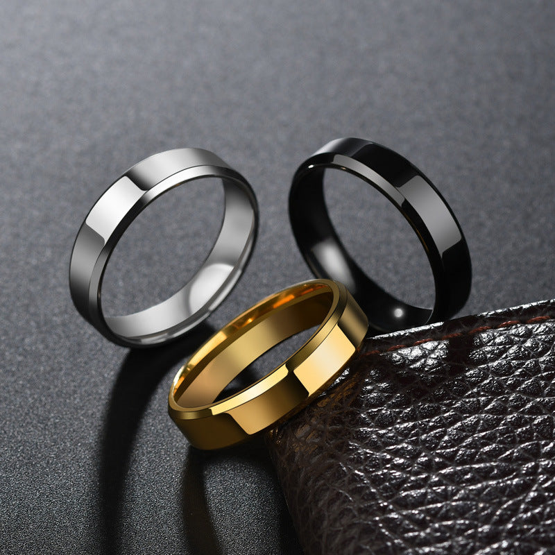 Men And Women Stainless Steel Couple Rings