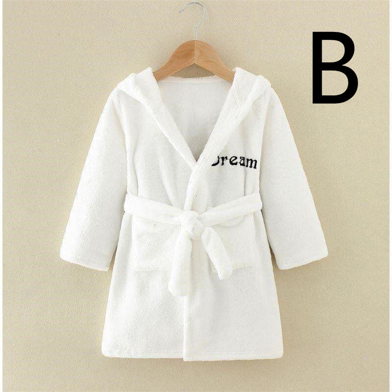 Thickened Cotton Flannel Robe For Children