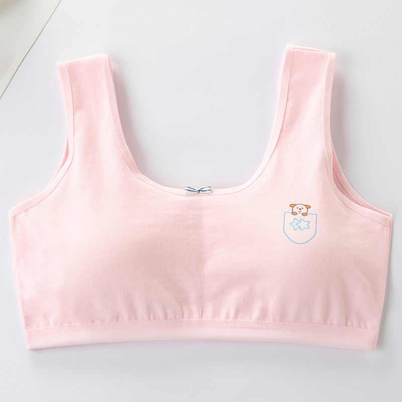 Pure Cotton Underwear Bra - Primary Student Vest, Female Junior High, Girl High School  Underwear Pure Cotton Bra