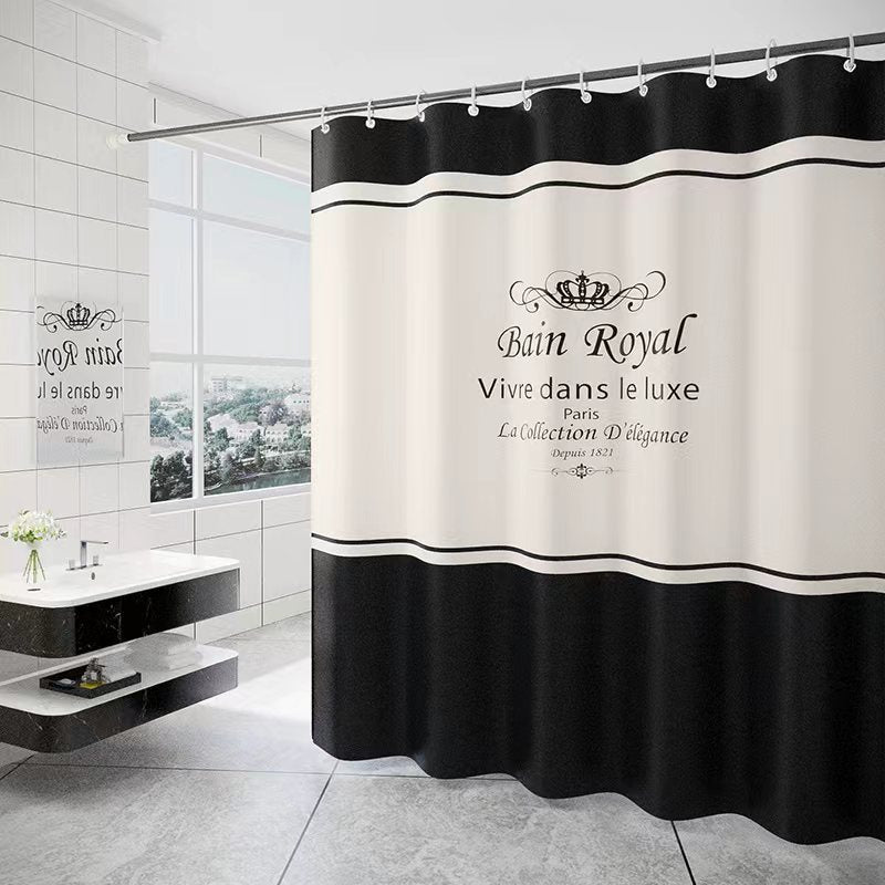 Waterproof Shower Curtain - Spring Spun Polyester Shower Curtain