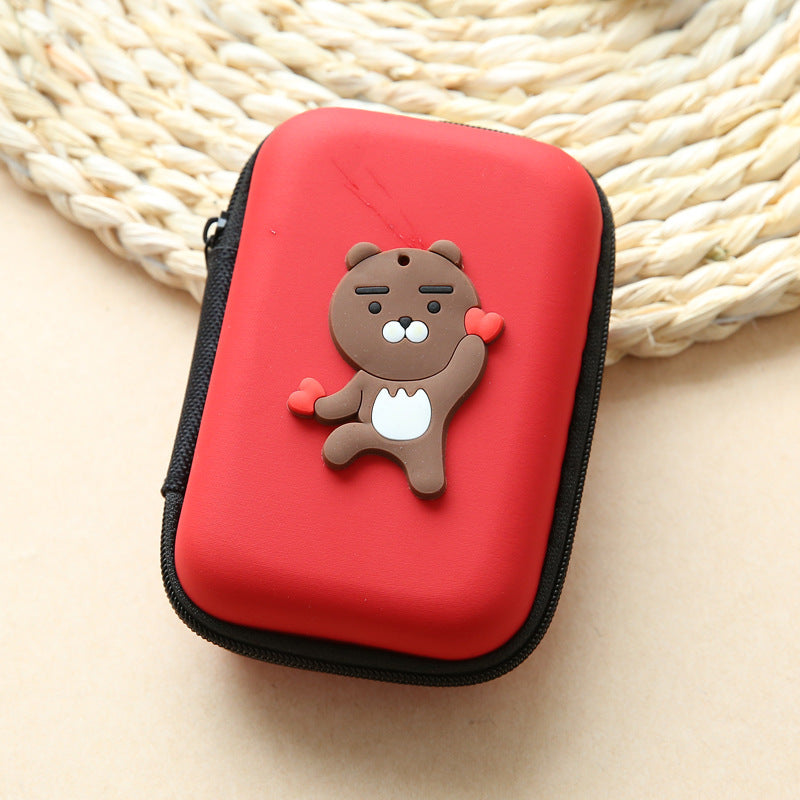 Direct Selling Cute Cartoon Mini Wallet & Earphone Charger Box – Coin Handbag Organizer