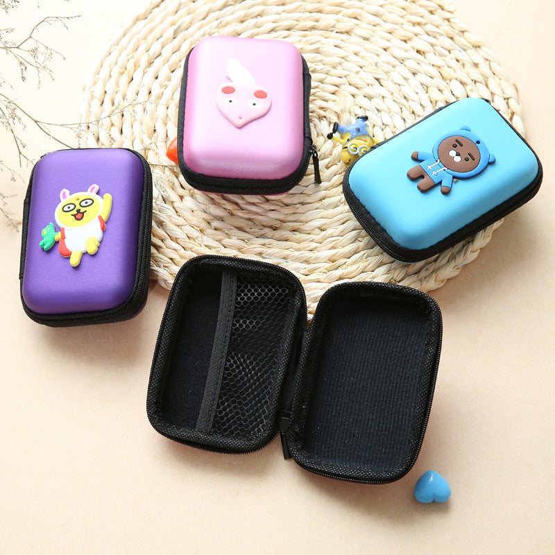 Direct Selling Cute Cartoon Mini Wallet & Earphone Charger Box – Coin Handbag Organizer
