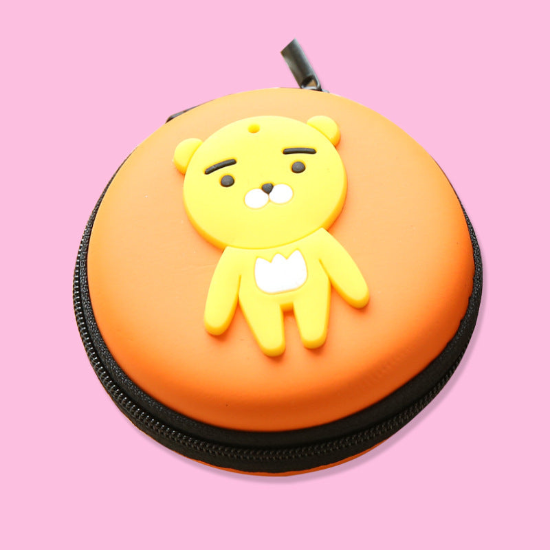 Direct Selling Cute Cartoon Mini Wallet & Earphone Charger Box – Coin Handbag Organizer
