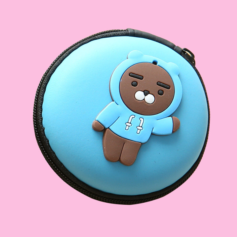 Direct Selling Cute Cartoon Mini Wallet & Earphone Charger Box – Coin Handbag Organizer