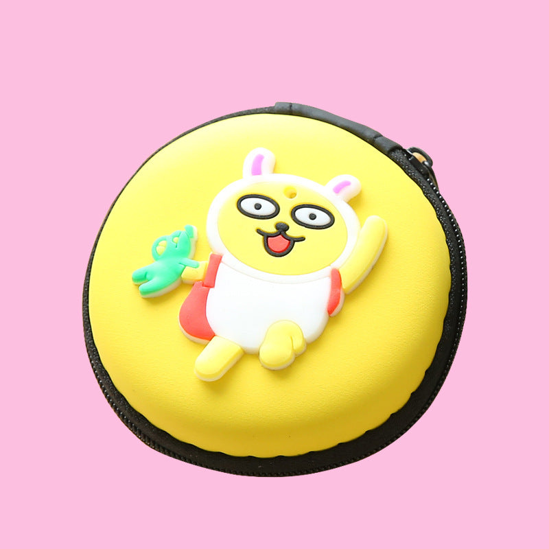 Direct Selling Cute Cartoon Mini Wallet & Earphone Charger Box – Coin Handbag Organizer
