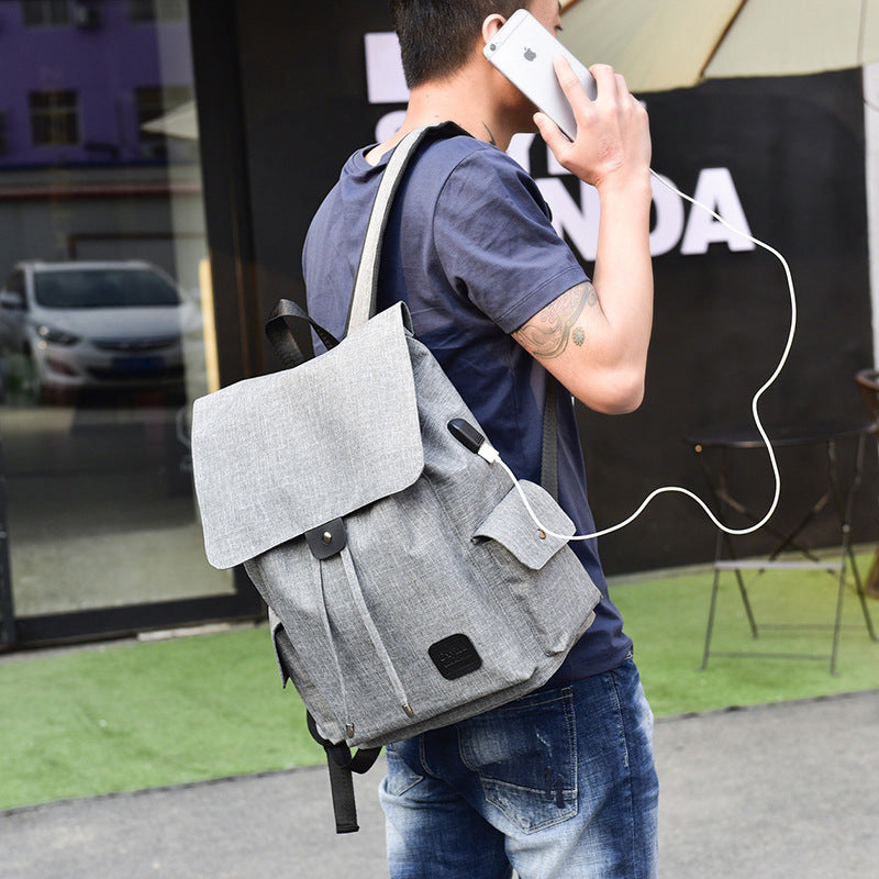 Fashion USB Charging Laptop Backpack For Women and Men
